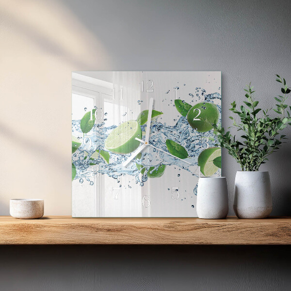Square wall clock Limes