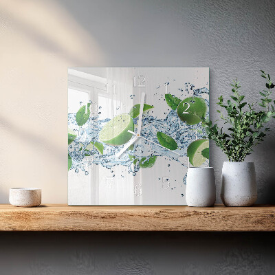 Square wall clock Limes