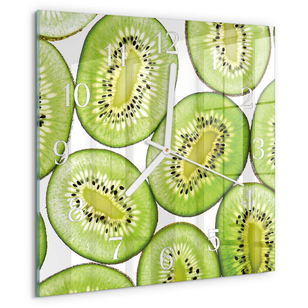 Square wall clock Kiwi