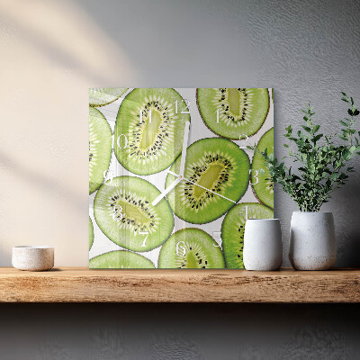 Square wall clock Kiwi