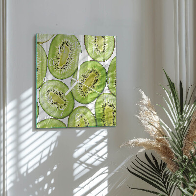 Square wall clock Kiwi