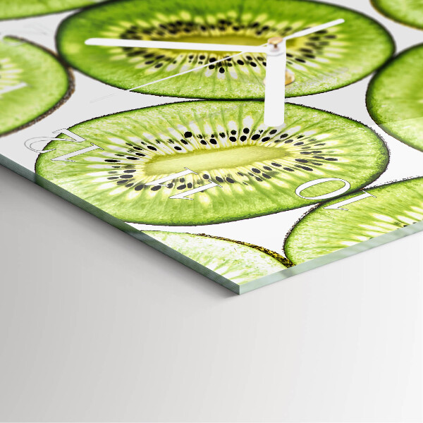 Square wall clock Kiwi