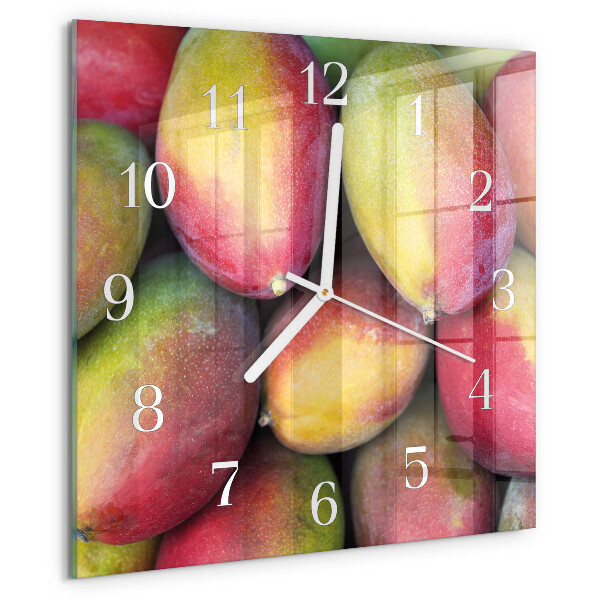 Square wall clock Fruit