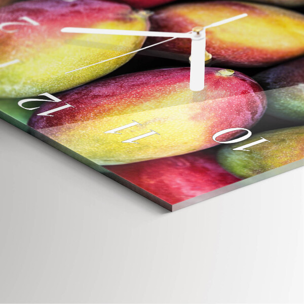 Square wall clock Fruit
