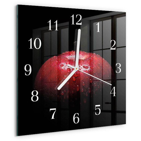 Square wall clock Apple