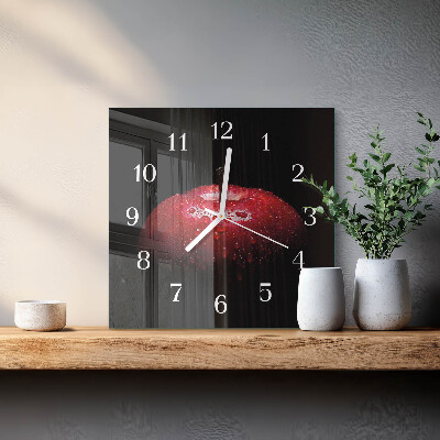 Square wall clock Apple