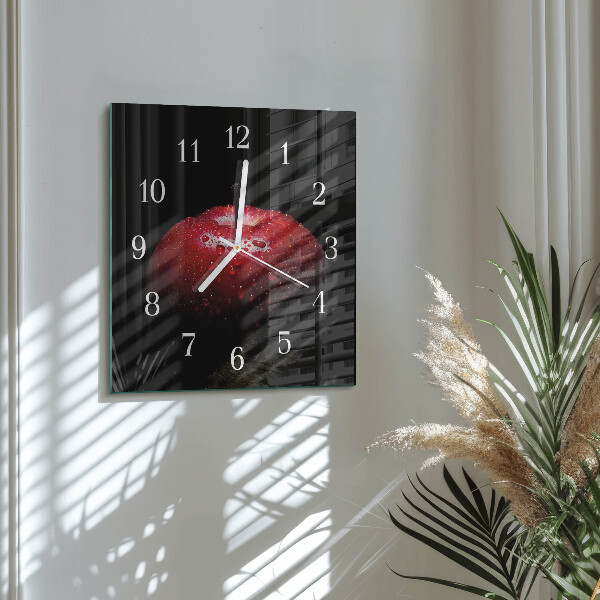 Square wall clock Apple