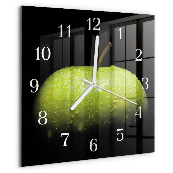 Square wall clock Apple