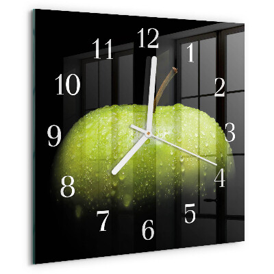 Square wall clock Apple