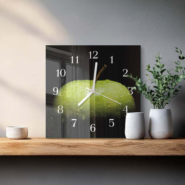 Square wall clock Apple