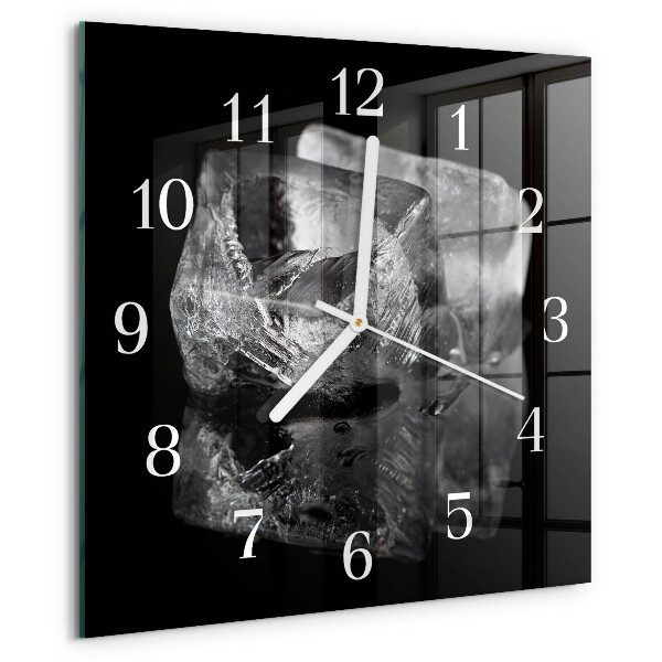 Square wall clock Ice Cubes
