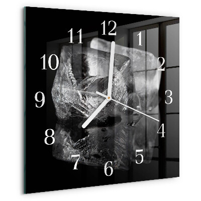 Square wall clock Ice Cubes