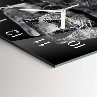 Square wall clock Ice Cubes