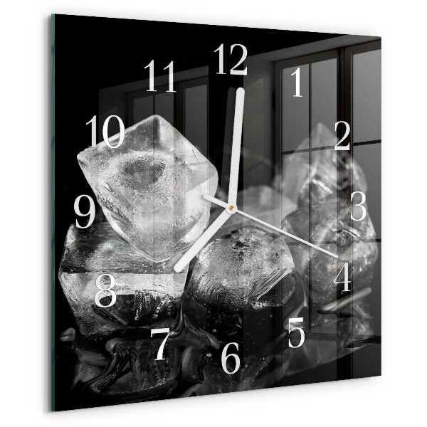Square wall clock Ice Cubes