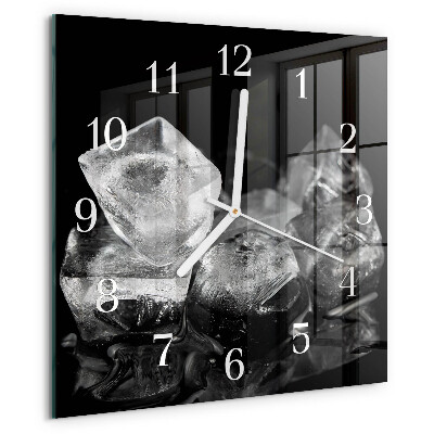 Square wall clock Ice Cubes
