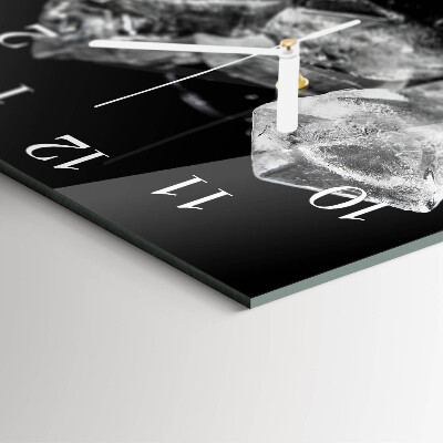 Square wall clock Ice Cubes