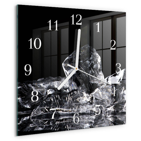 Square wall clock Ice Cubes