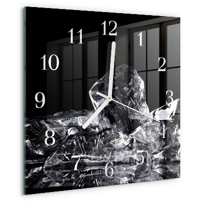 Square wall clock Ice Cubes