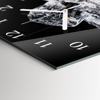 Square wall clock Ice Cubes