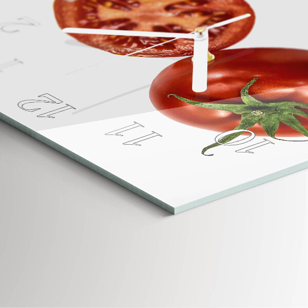 Square wall clock Tomatoes