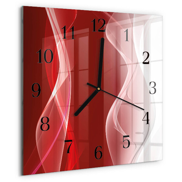 Square wall clock Abstraction