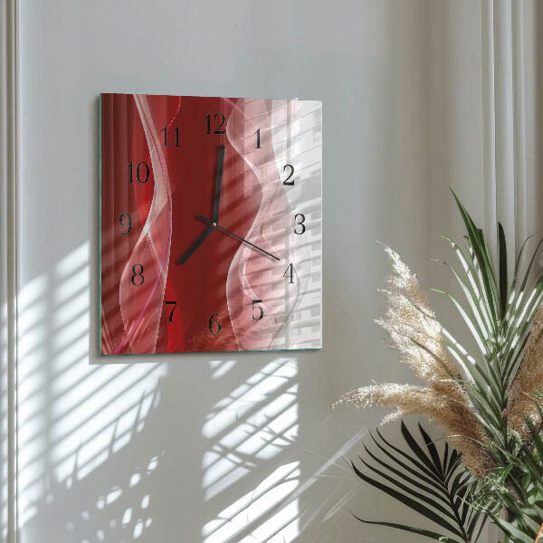 Square wall clock Abstraction