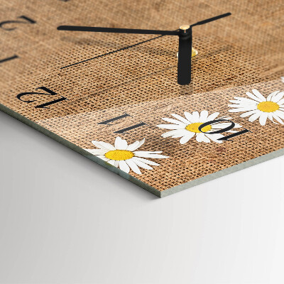 Square wall clock Daisy