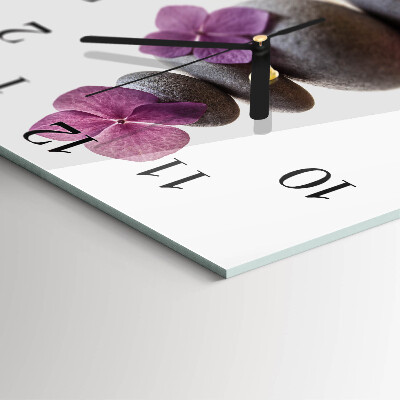 Square wall clock Stone Spa