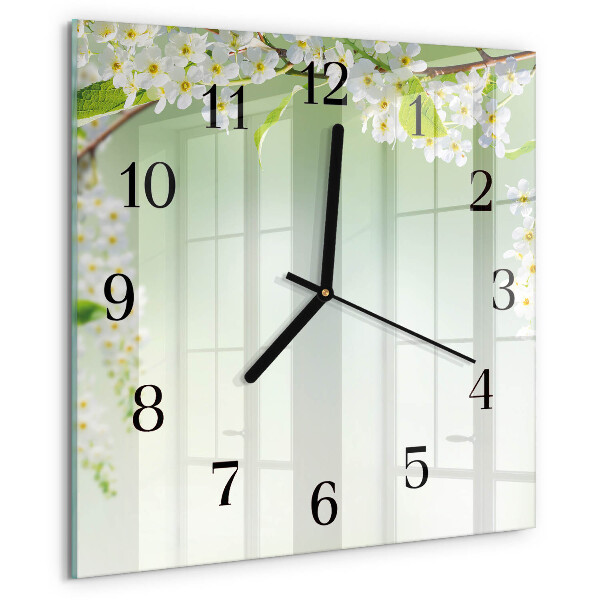 Square wall clock Spring