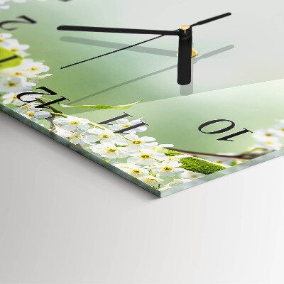 Square wall clock Spring