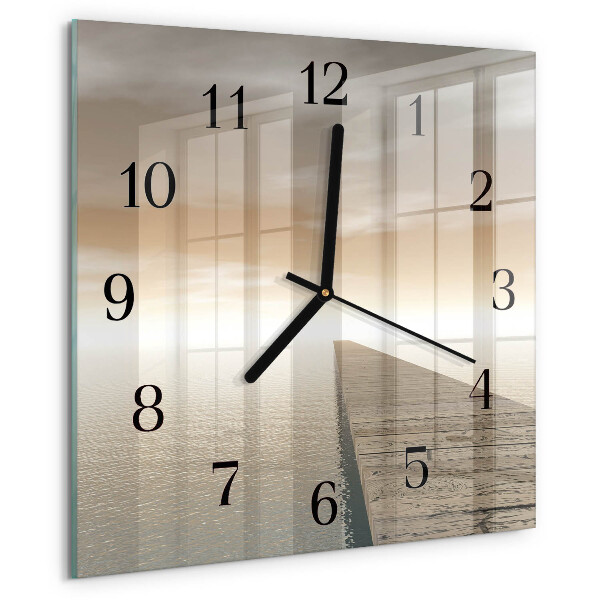 Square wall clock Pier