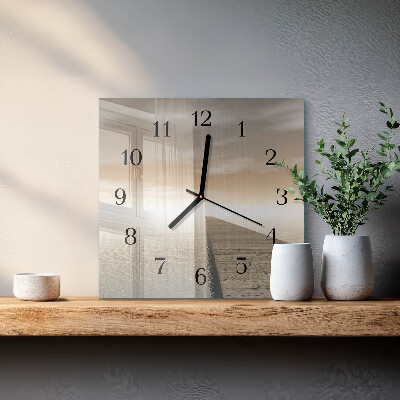 Square wall clock Pier