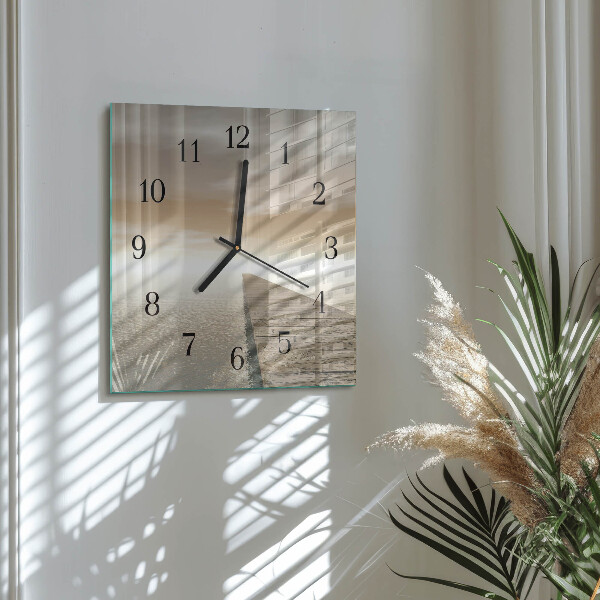 Square wall clock Pier