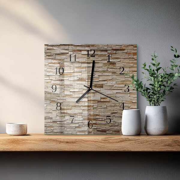 Square wall clock Clinker