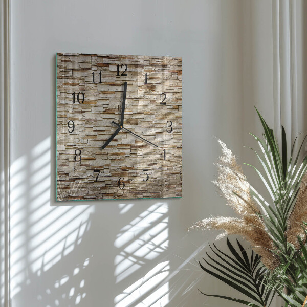 Square wall clock Clinker