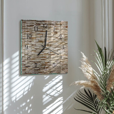 Square wall clock Clinker