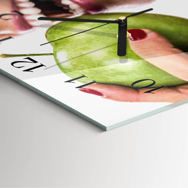 Square wall clock Apple