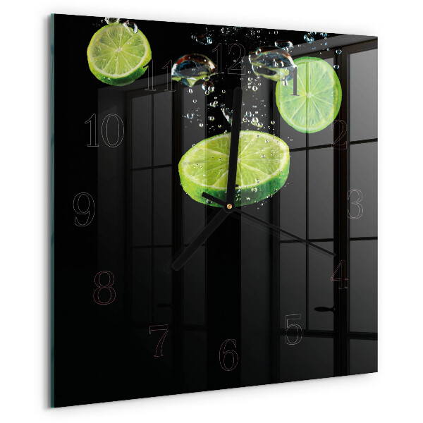Square wall clock Limes