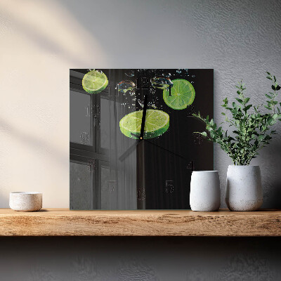 Square wall clock Limes