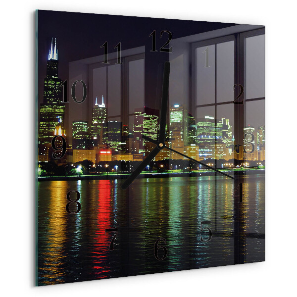 Square wall clock Horizon
