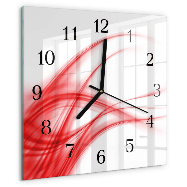 Square wall clock Abstract Art