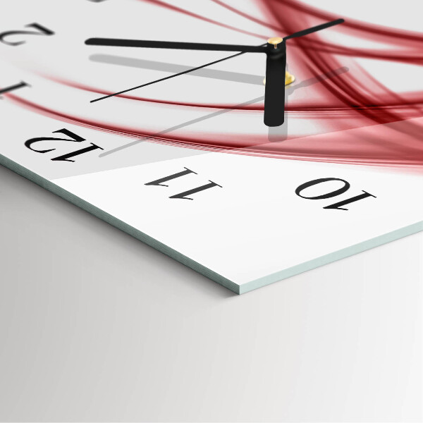 Square wall clock Abstract Art