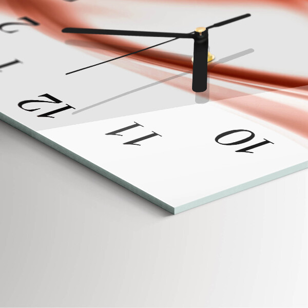 Square wall clock Abstract Lines