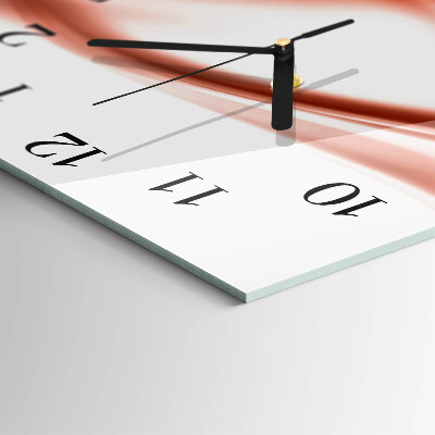 Square wall clock Abstract Lines