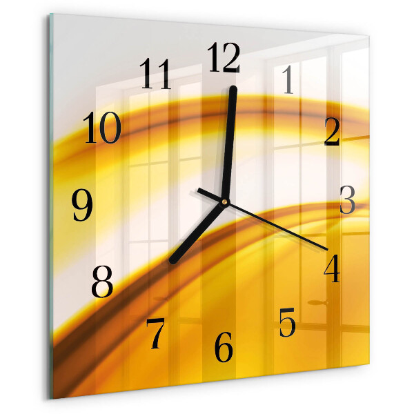 Square wall clock Abstract Art