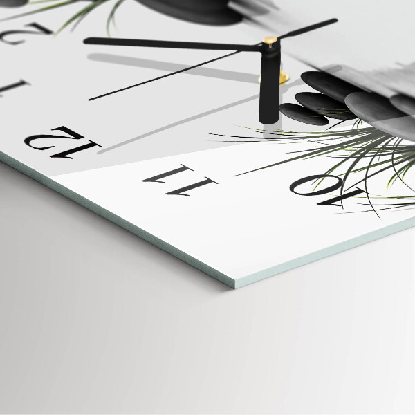 Square wall clock Stone Spa