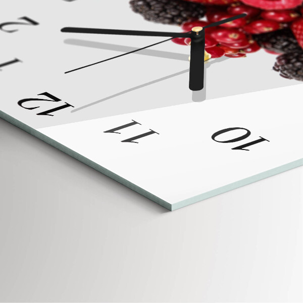 Square wall clock Fruit
