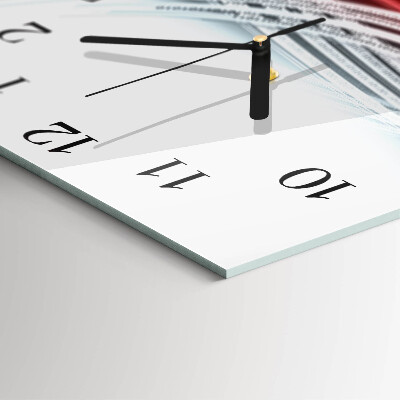 Square wall clock Abstraction