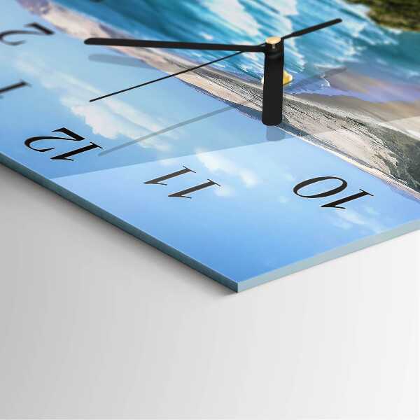Square wall clock Coast