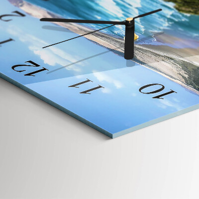 Square wall clock Coast